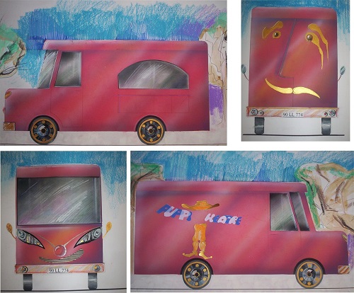 “Theatre On Wheels” Car design with Layout and Animation