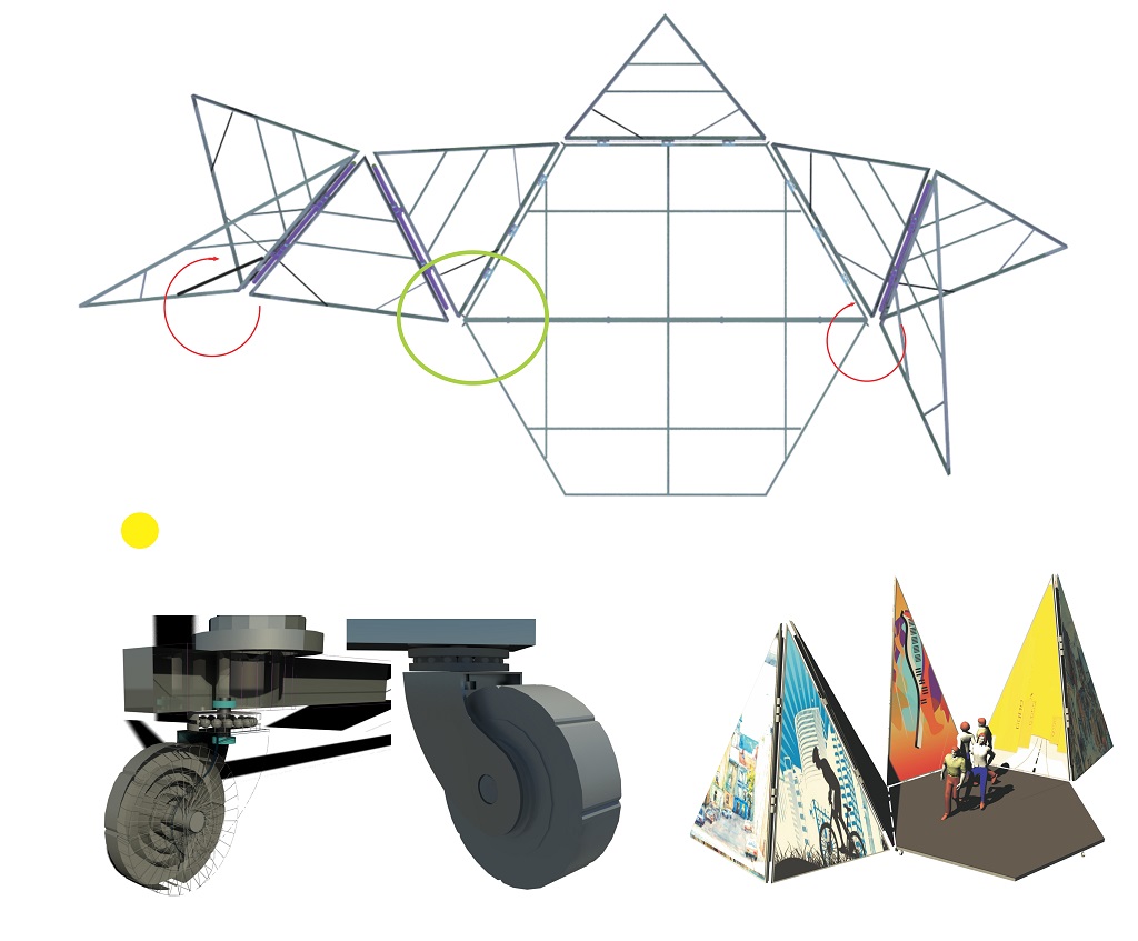 Transformation details for theatrical representations detail 1