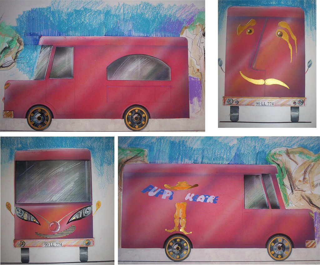 “Theatre On Wheels” Car design with Layout and Animation